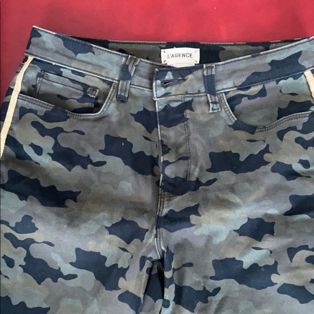 L’agence camo jeans- slightly cropped